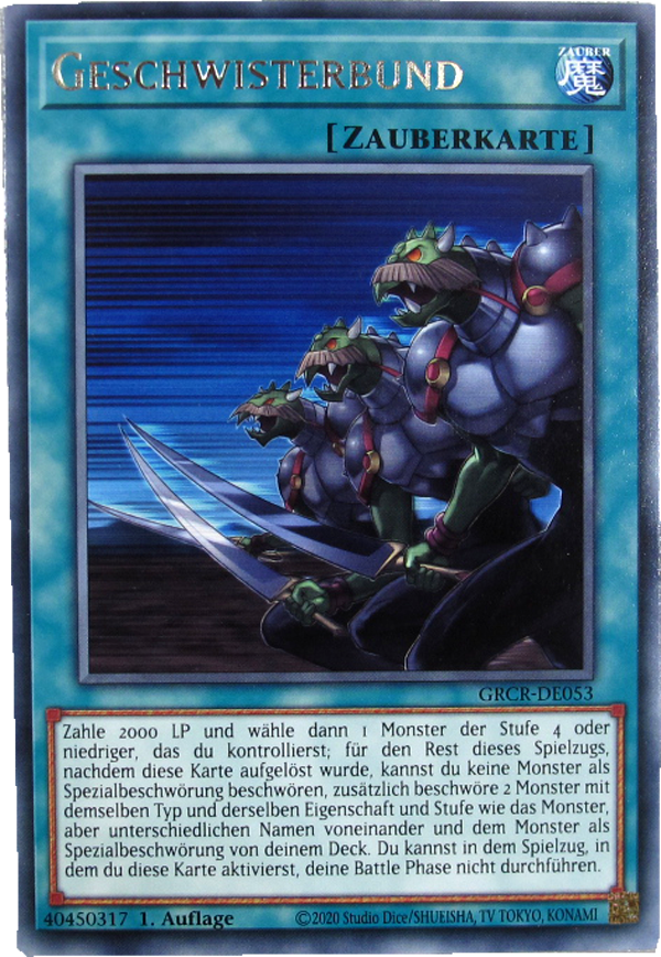 GRCR-DE053 Geschwisterbund Rare deutsch