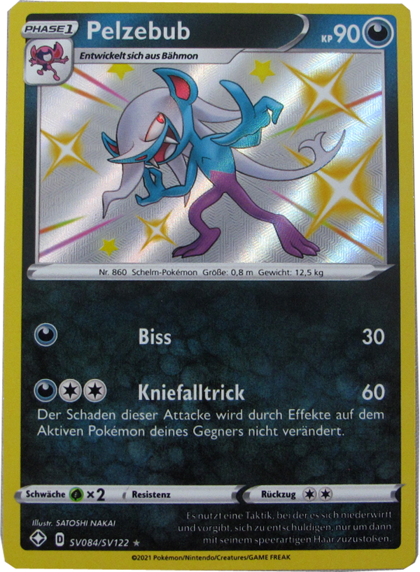 GLSS-SV084/SV122 Shiny Pelzebub Secret Rare Deutsch