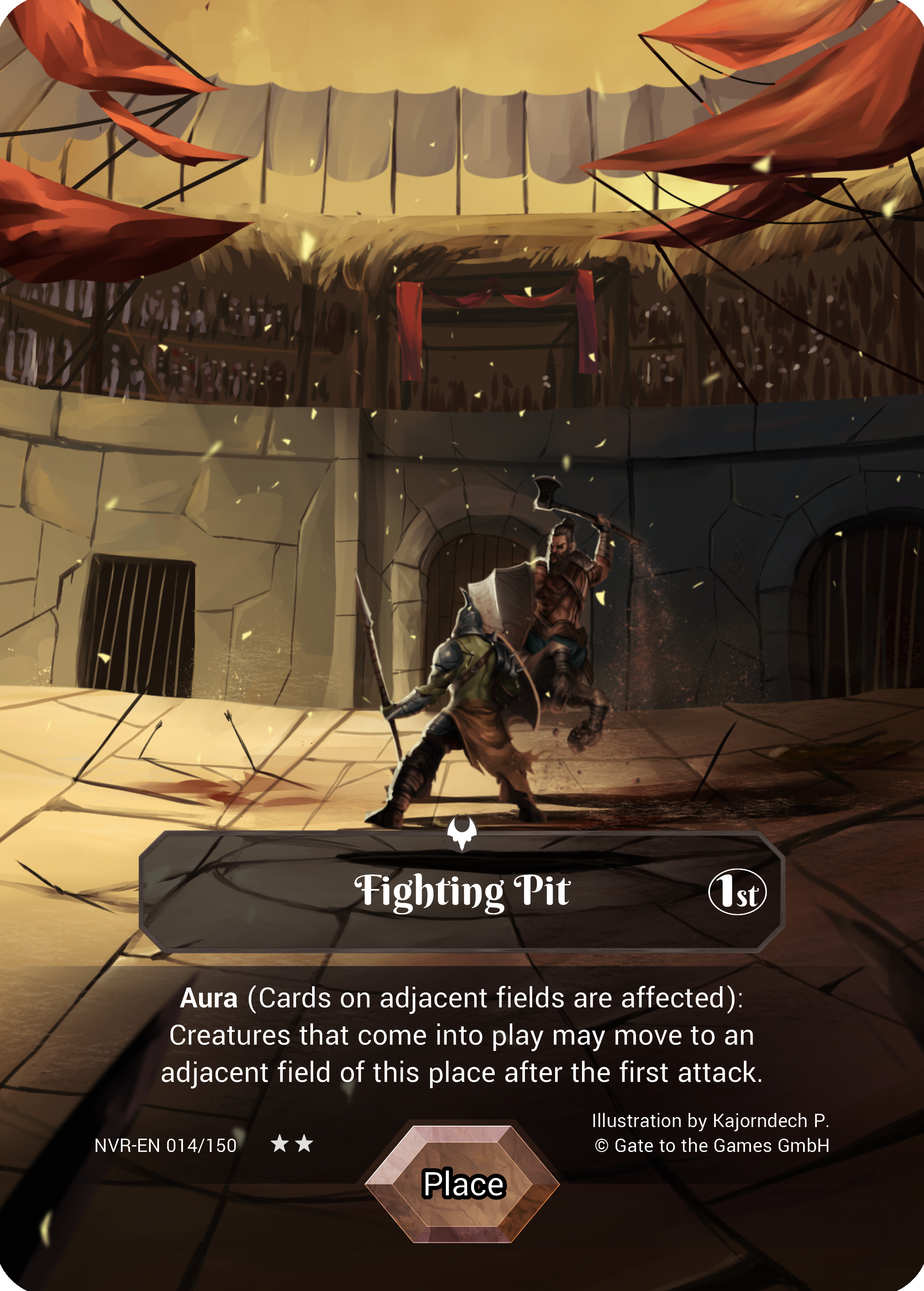 Fighting Pit 014/150 Epic Parallel Foil - Alpha 1. Edition EN