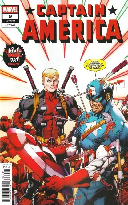 CAPTAIN AMERICA (2025) #9 MARK BAGLEY APRIL POOL'S DAY VARIANT