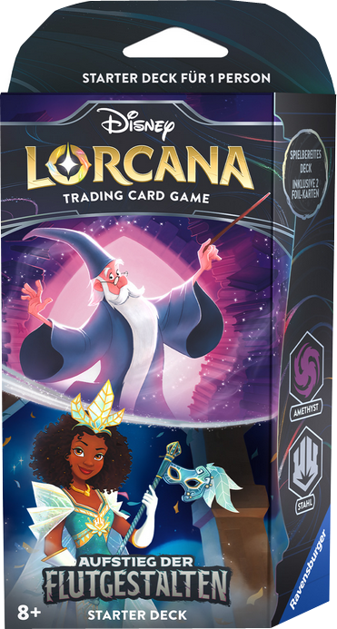 Disney Lorcana Aufstieg der Flutgestalten Starter Deck - Merlin & Tiana deutsch