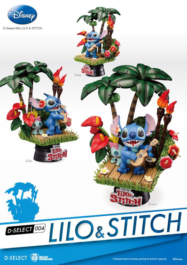 Figur - Disney Lilo & Stitch - D-Stage 004 Diorama - Stitch