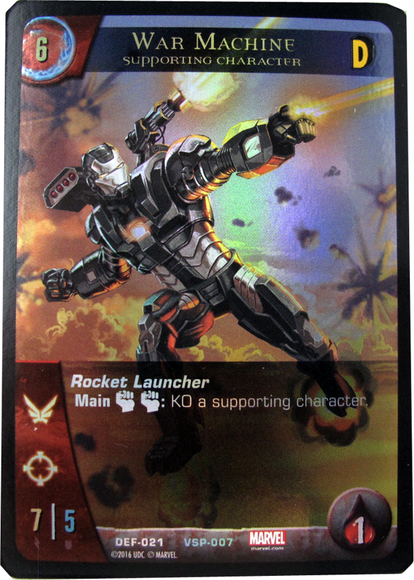 VS System 2PCG War Machine DEF021 Einzelkarte englisch
