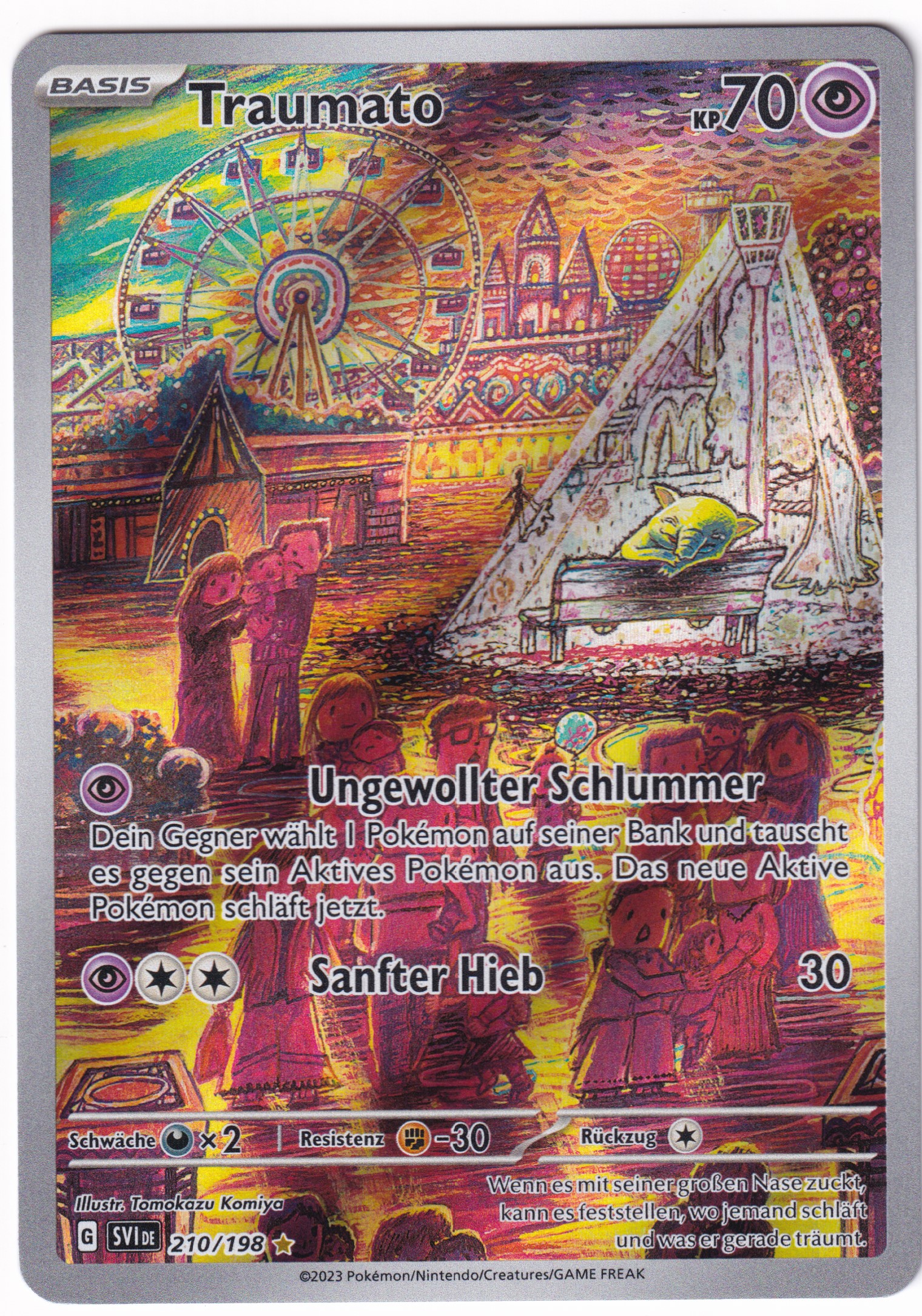 Traumato 210/198 Illustration Rare - Karmesin & Purpur Deutsch