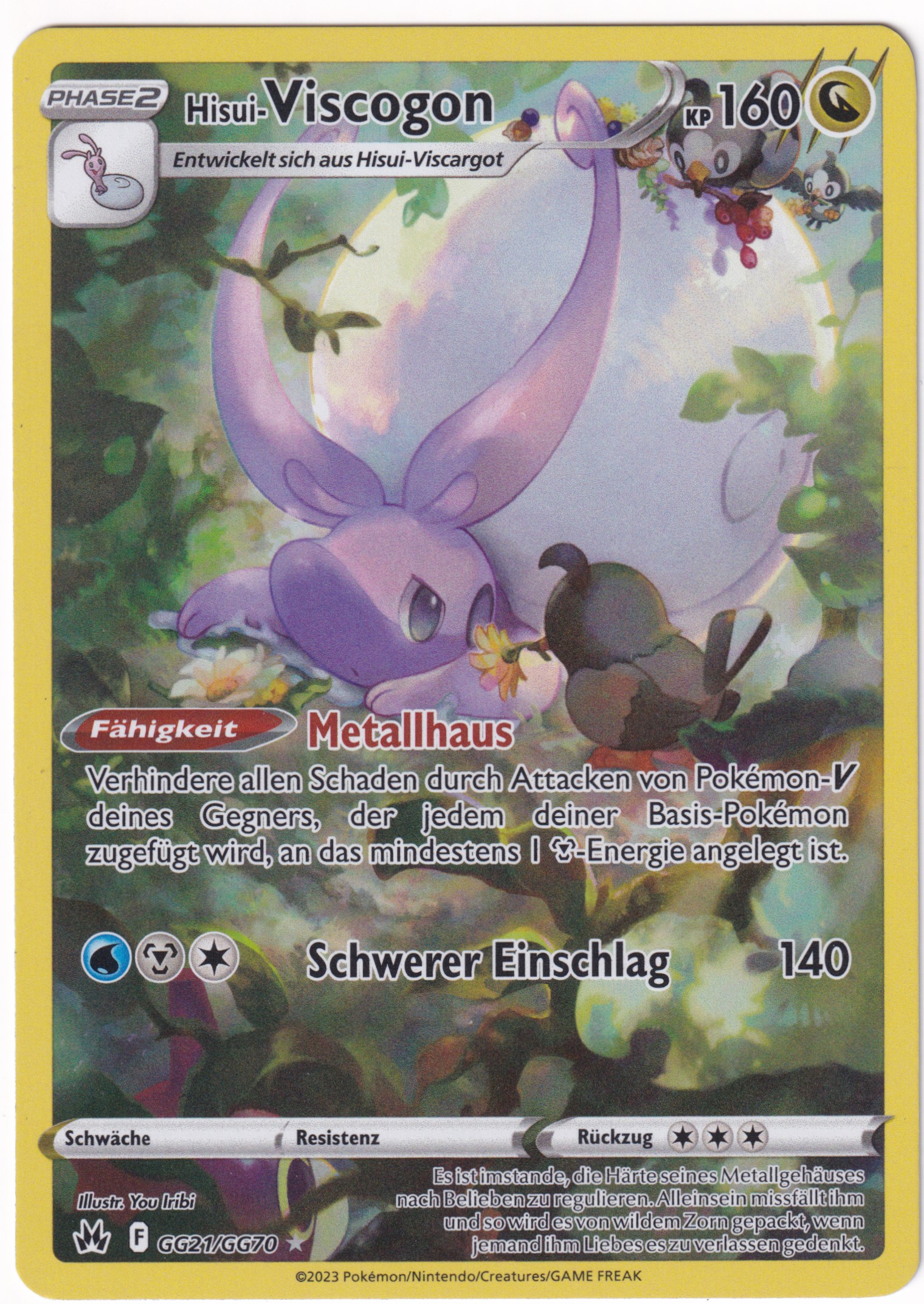 Hisui-Viscogon GG21/GG70 Galar-Gallerie  - Zenit der Könige Deutsch