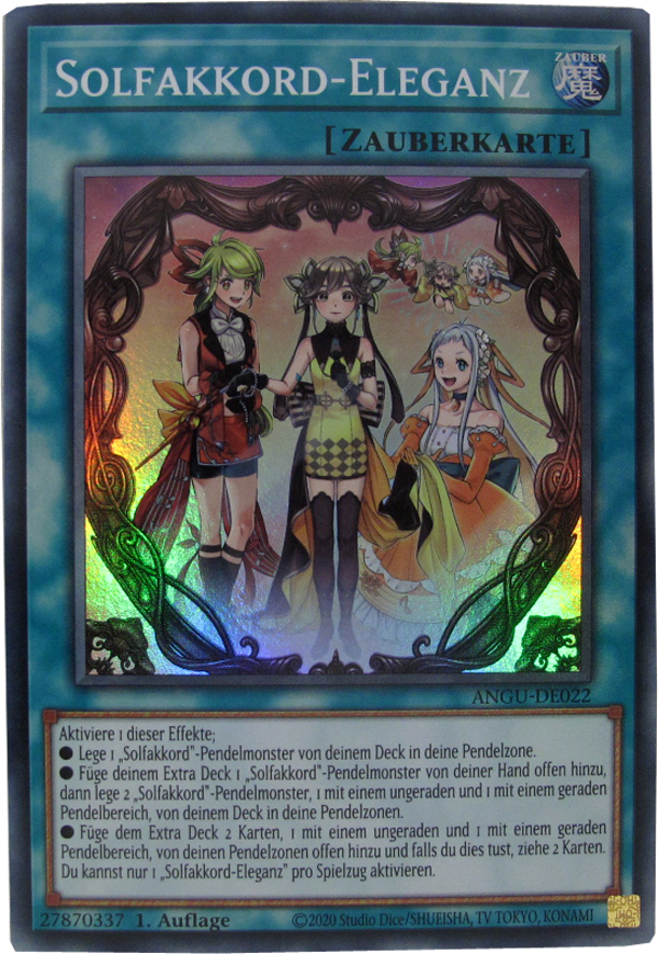 ANGU-DE022 Solfakkord-Eleganz Super Rare deutsch