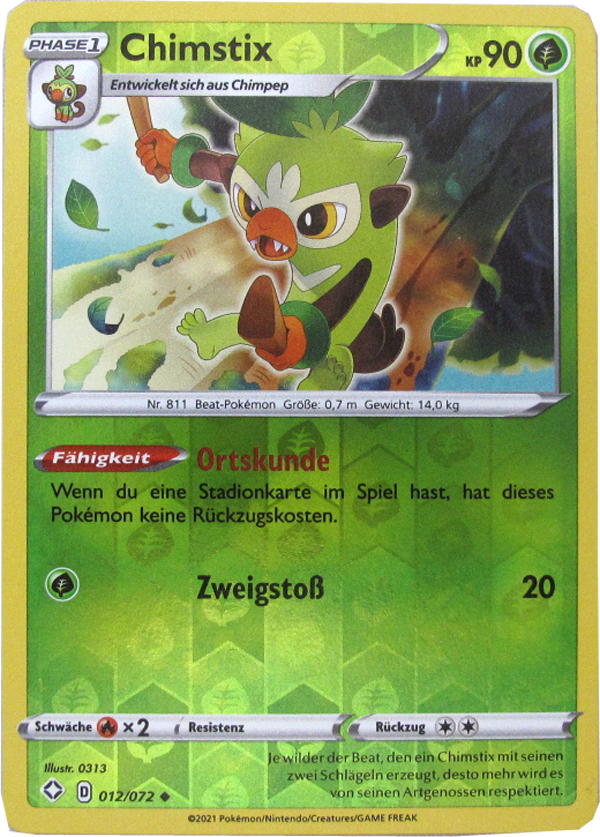 GLSS-012/072 Chimstix Uncommon Reverse Foil deutsch