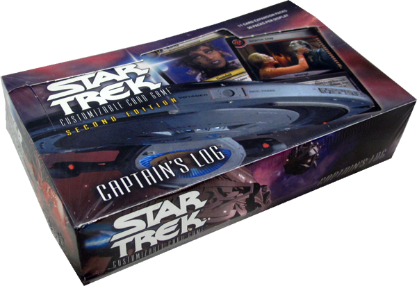 Star Trek Second Edition Captain's Log Booster Display englisch