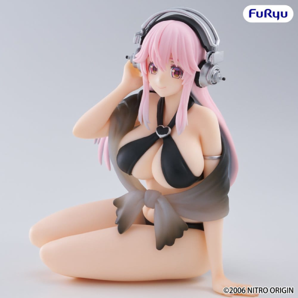Figur - Super Sonico - Noodle Stopper Figure - Super Sonico Swimsuit (Black Color Ver.)