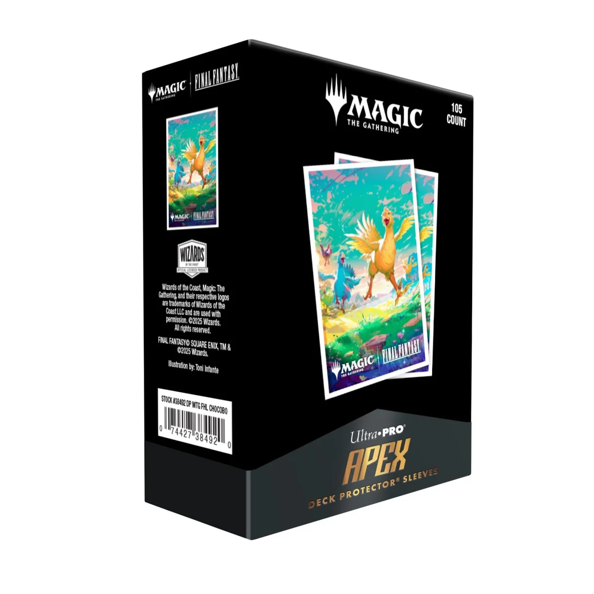 UP - FINAL FANTASY™ Chocobo Parade 105ct APEX Deck Protector sleeves for Magic: The Gathering