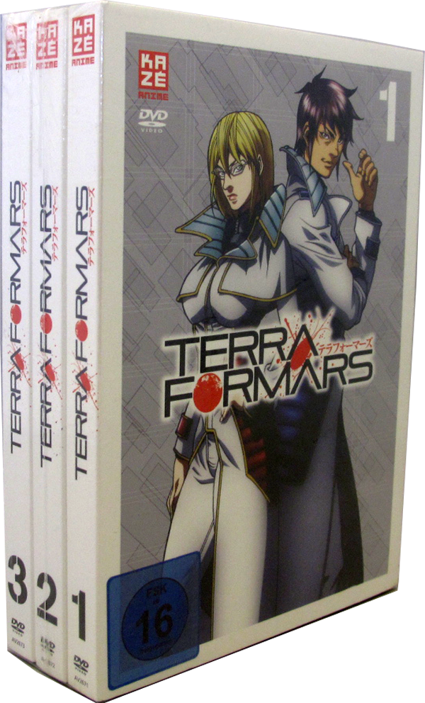 Terra Formars Mitssion to Mars DVD Set 1 - 3