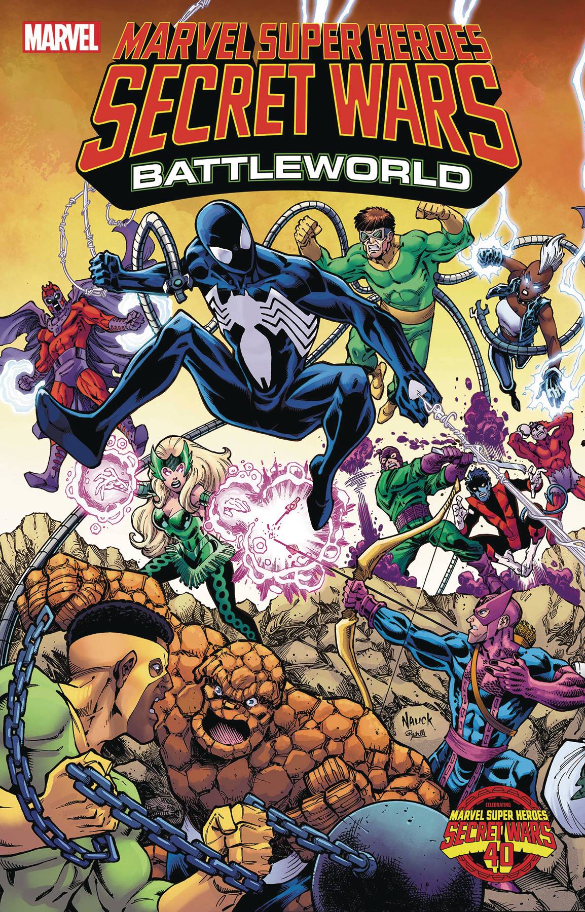 MARVEL SUPER HEROES SECRET WARS BATTLEWORLD #1 NAUCK CONNECT VAR