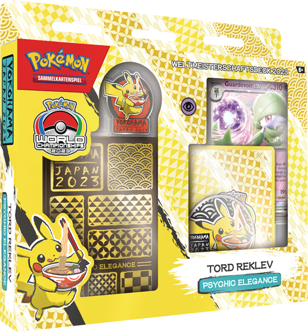 Pokemon 2023 Weltmeisterschaftsdeck - Tord Reklev - Psychic Elegance (gelb) deutsch