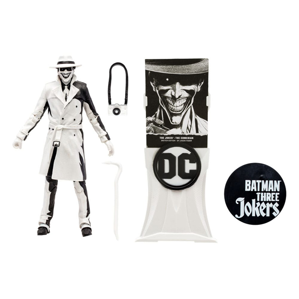 Action Figur DC Multiverse Batman: Three Jokers - The Joker: The Comedian Sketch Edition (Gold Label Collection)
