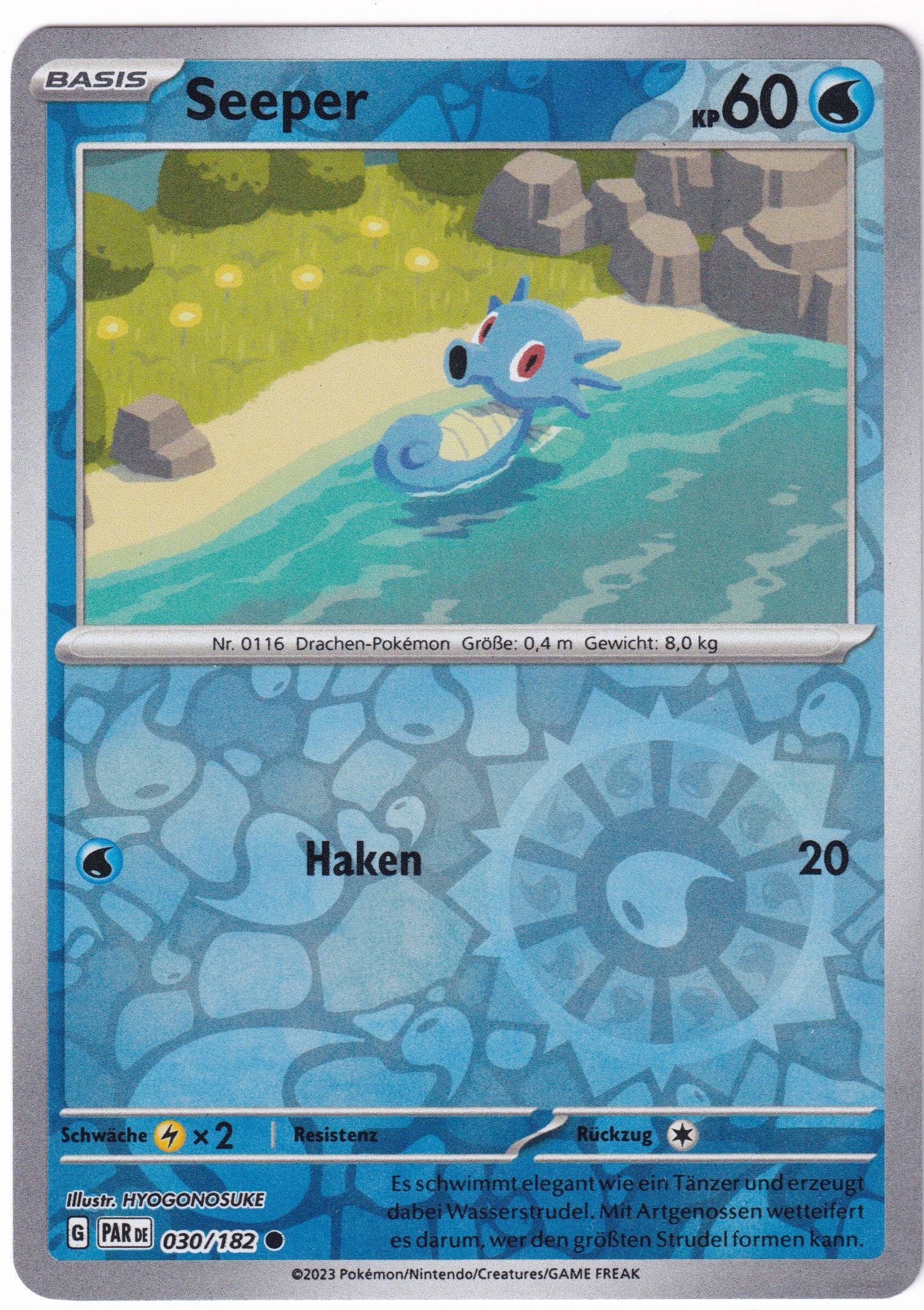 Seeper 030/182 Common Reverse Holo - Karmesin & Purpur - Paradoxrift Deutsch