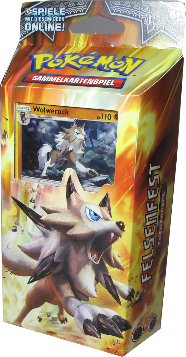 Pokemon Sonne & Mond Nacht in Flammen Themendeck Felsenfest