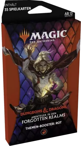 Magic D&D Abenteuer in den Forgotten Realms Rot Themen Booster deutsch