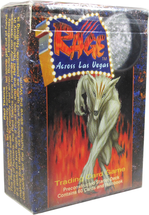 Rage CCG Across Las Vegas Starter Deck Red Talons englisch