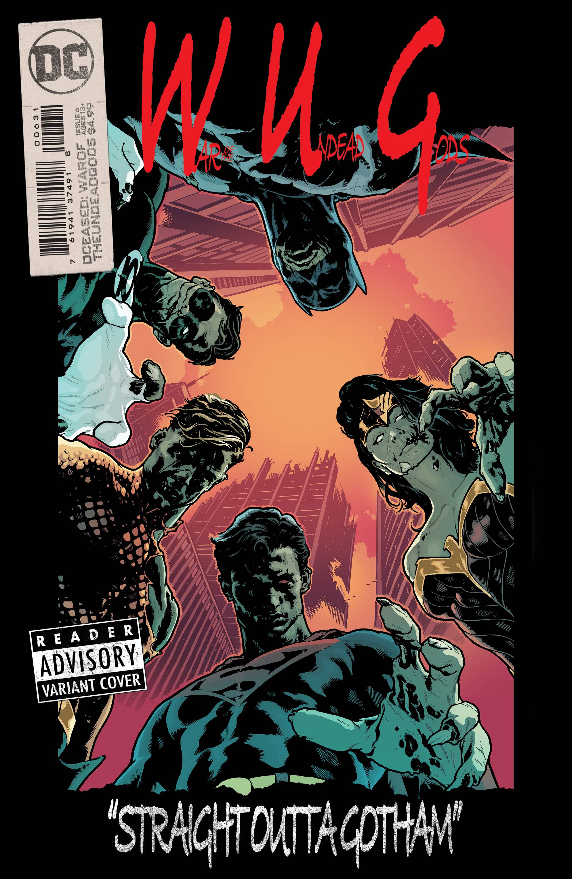 DCEASED WAR OF UNDEAD GODS #6 (OF 8) CVR B HOMAGE CARD STOCK VARIANT