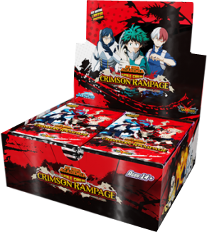 My Hero Academia Card Game - Wave 2 Crimson Rampage Booster Display englisch