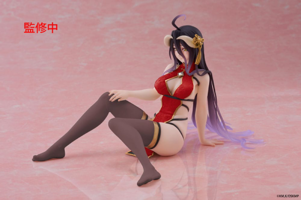 Figur - Overlord - Desktop Cute Figure - Albedo (Chinese Dress Ver.) Renewal