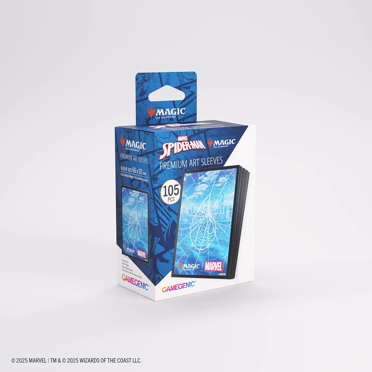 Gamegenic - Magic: The Gathering | Marvel's Spider-Man Premium Art Sleeves - Spiderman Island