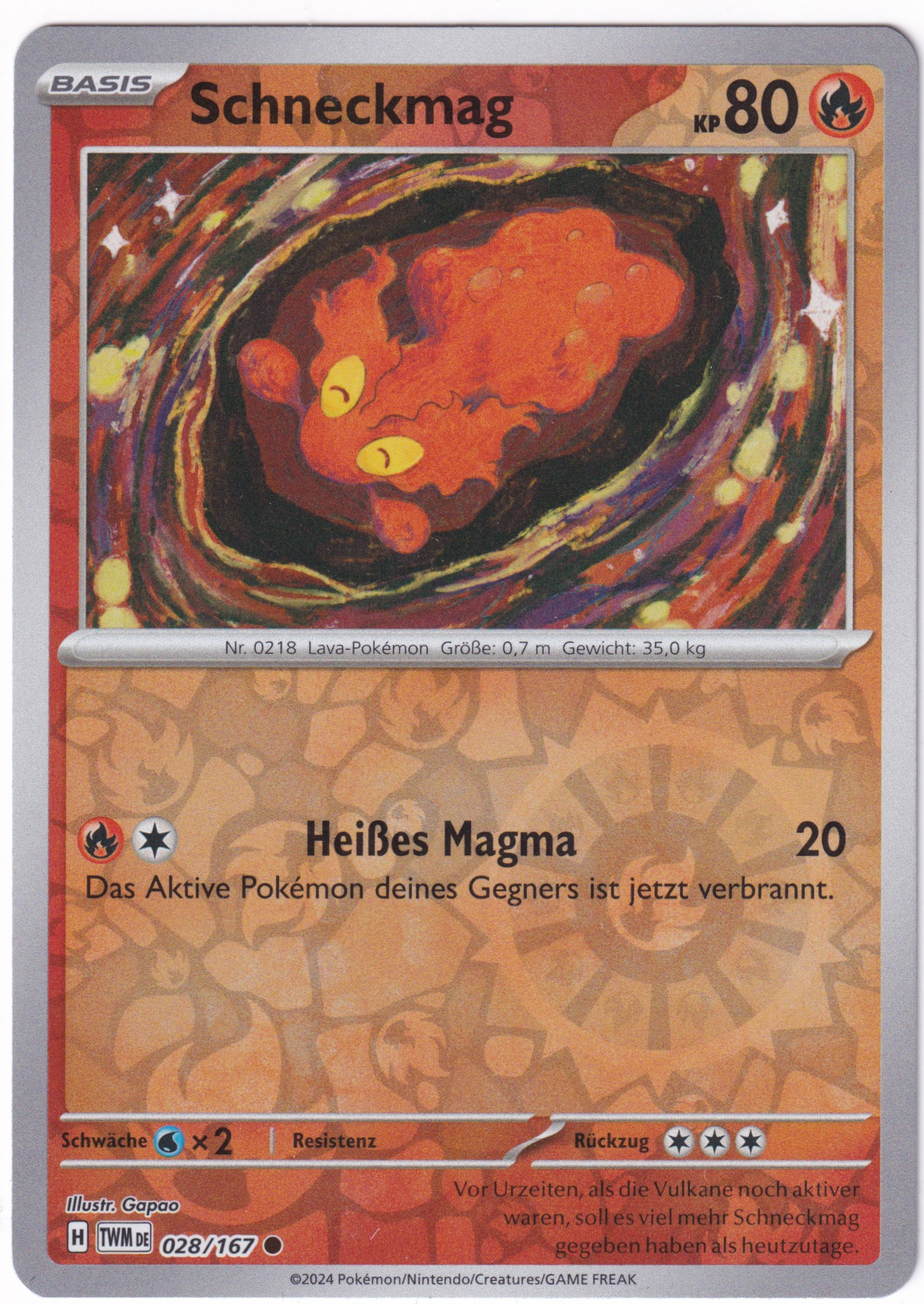 Schneckmag 028/167 Common Reverse Holo - Karmesin & Purpur - Maskerade im Zwielicht Deutsch