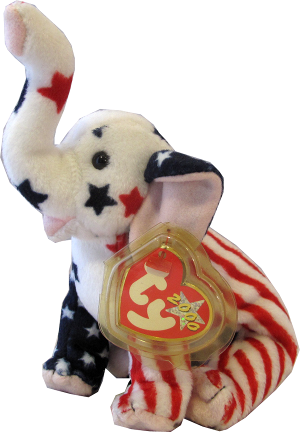Beanie Babies Plüschfigur Righty 2000