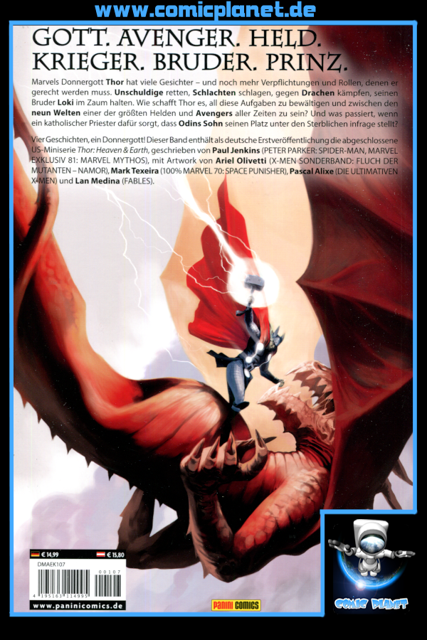 Marvel Exklusiv 107 - Thor- Himmel und Erde - Paperback