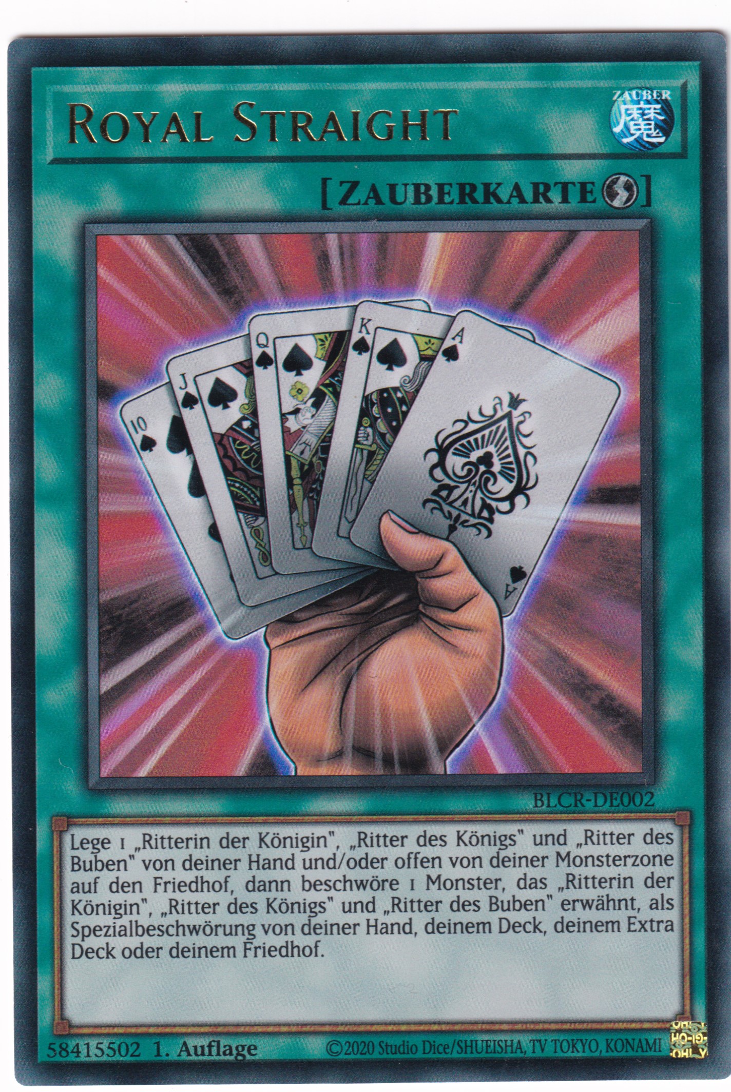 Royal Straight 002/097 Ultra Rare  - BoL: Crystal Revenge