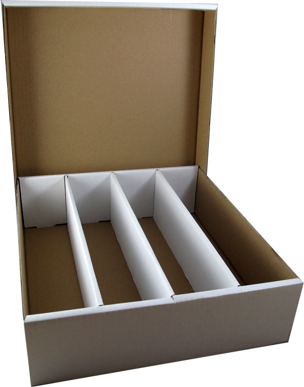 Aufbewahrungsbox für Einzelkarten 4 Fächer