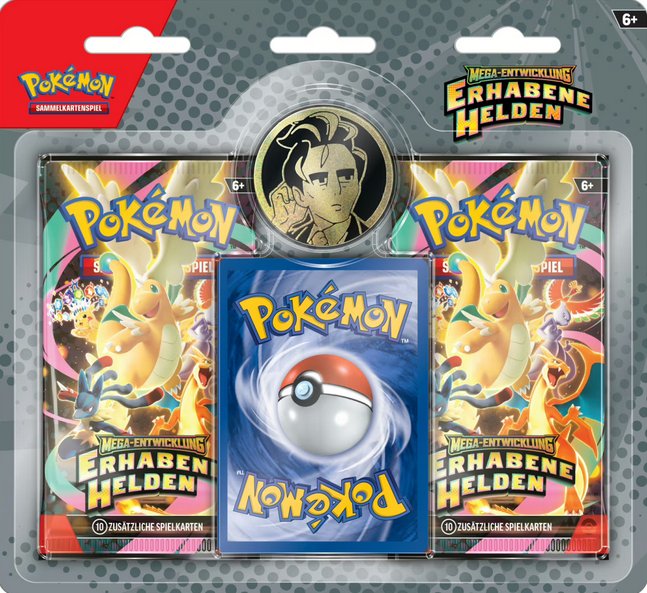 Pokemon Mega-Entwicklung Erhabene Helden Trainer Blister Aokis Koalelu deutsch