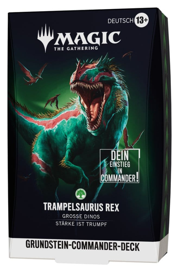 Magic Zersplitterte Realität Grundstein Trampelsaurus Rex Commander Deck deutsch