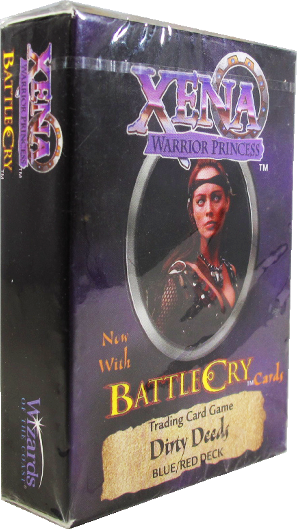 Xena Warrior Princess Battle Cry TCG - Dirty Deeds - Blue/Red Deck - Englisch