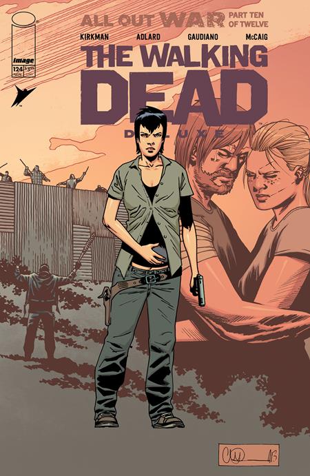 WALKING DEAD DELUXE #124 CVR B CHARLIE ADLARD