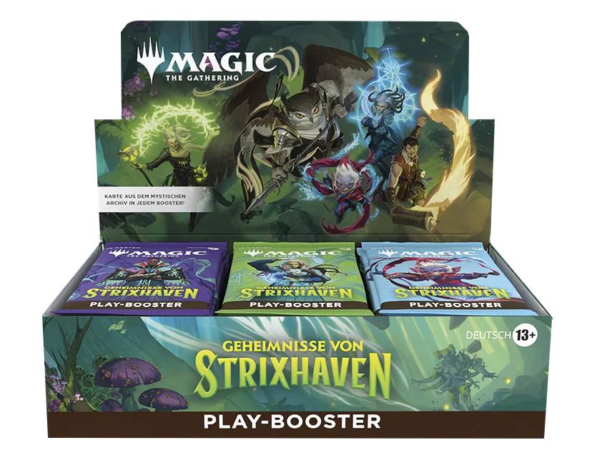 Magic Geheimnisse von Strixhaven Play Booster Display deutsch