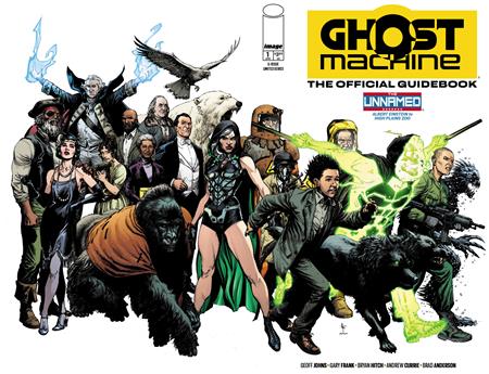 GHOST MACHINE THE OFFICIAL GUIDEBOOK #1 (OF 5) CVR A GARY FRANK WRAPAROUND