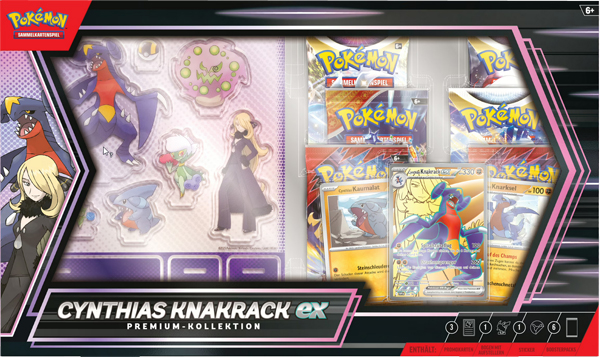 Pokemon Cynthias Knackrack-EX Premium-Kollektion deutsch