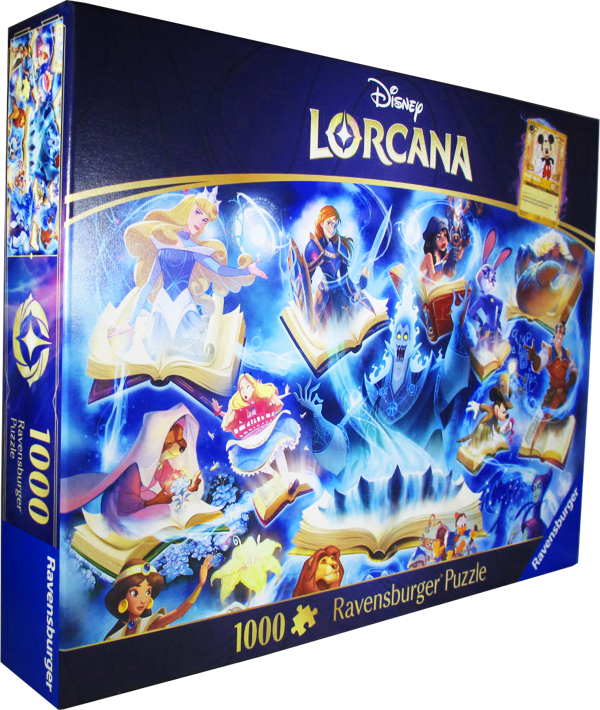 1000-Teile Puzzle - Disney: Lorcana - Glimmers of the Realm: Sapphire