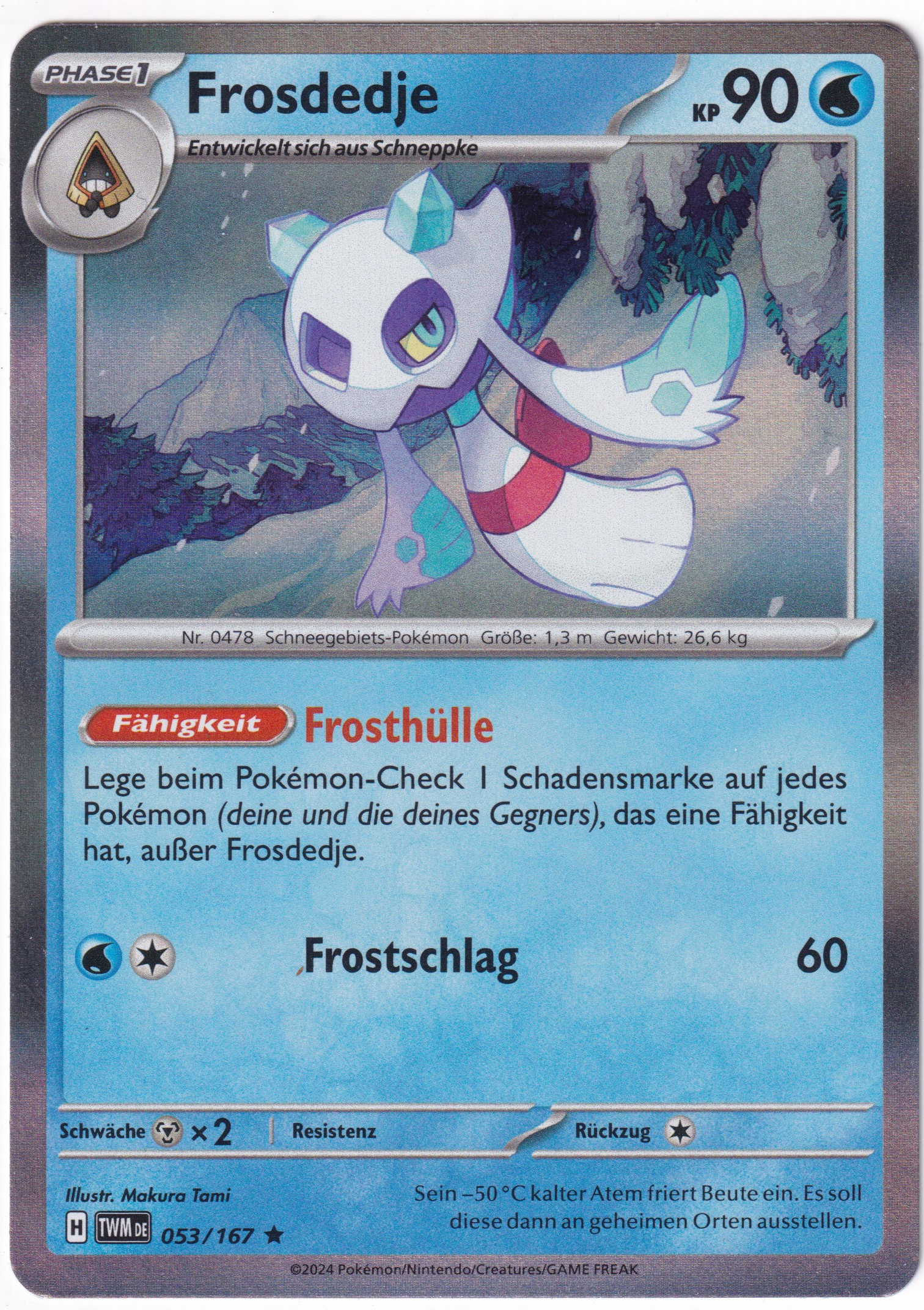 Frosdedje 053/167 Rare Holo - Karmesin & Purpur - Maskerade im Zwielicht Deutsch