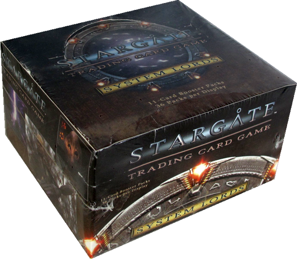 Stargate TCG System Lords Booster Display englisch