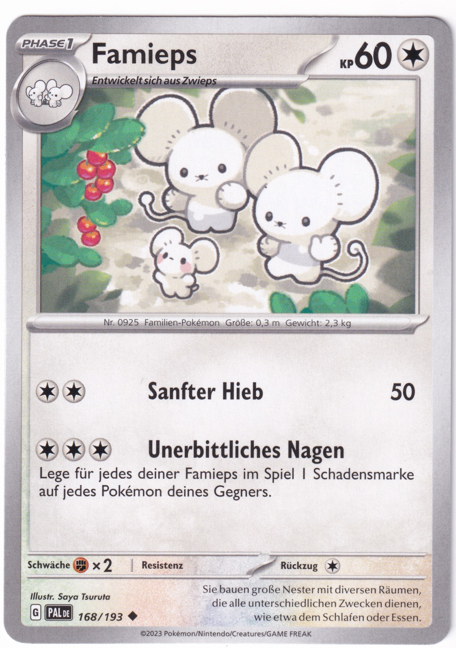 Famieps 168/193 Uncommon - Entwicklungen in Paldea Deutsch