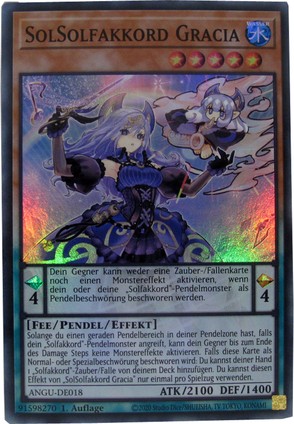 ANGU-DE018 SolSolfakkord Gracia Super Rare deutsch