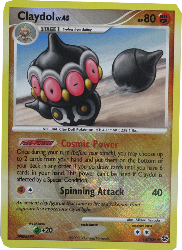 Pokemon Claydol Stage 1 LV. 45