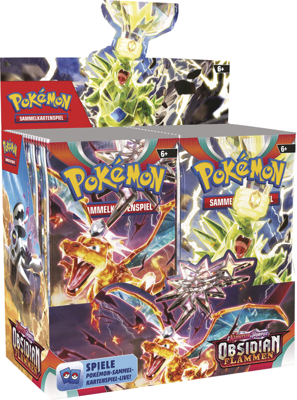 Pokemon Karmesin & Purpur Obsidian Flammen Booster Display deutsch