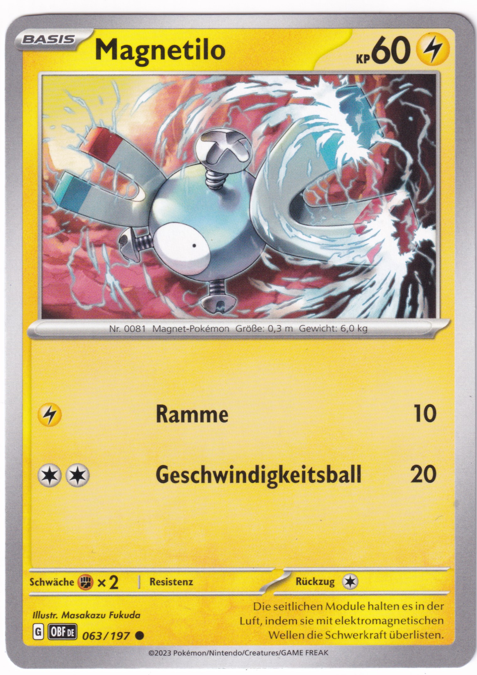 Magnetilo 063/197 Common - Obsidian Flammen Deutsch