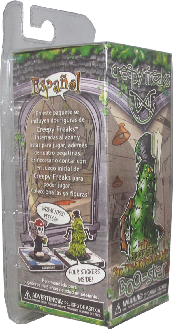 Action Figur - Creepy Freaks - The Gross-Out 3D Trading Game - Booster