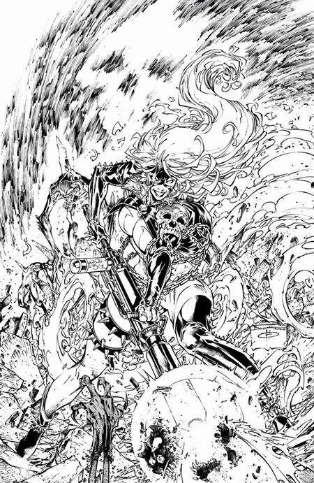 SHE-SPAWN #1 (OF 5) CVR E BRETT BOOTH Virgin B&W VAR