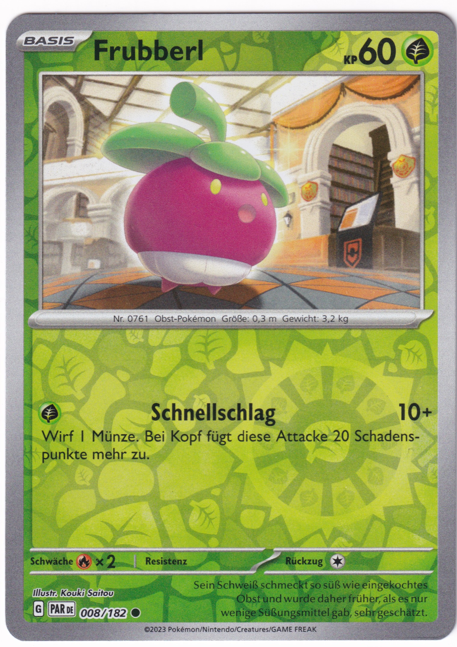 Frubberl 008/182 Common Reverse Holo - Karmesin & Purpur - Paradoxrift Deutsch