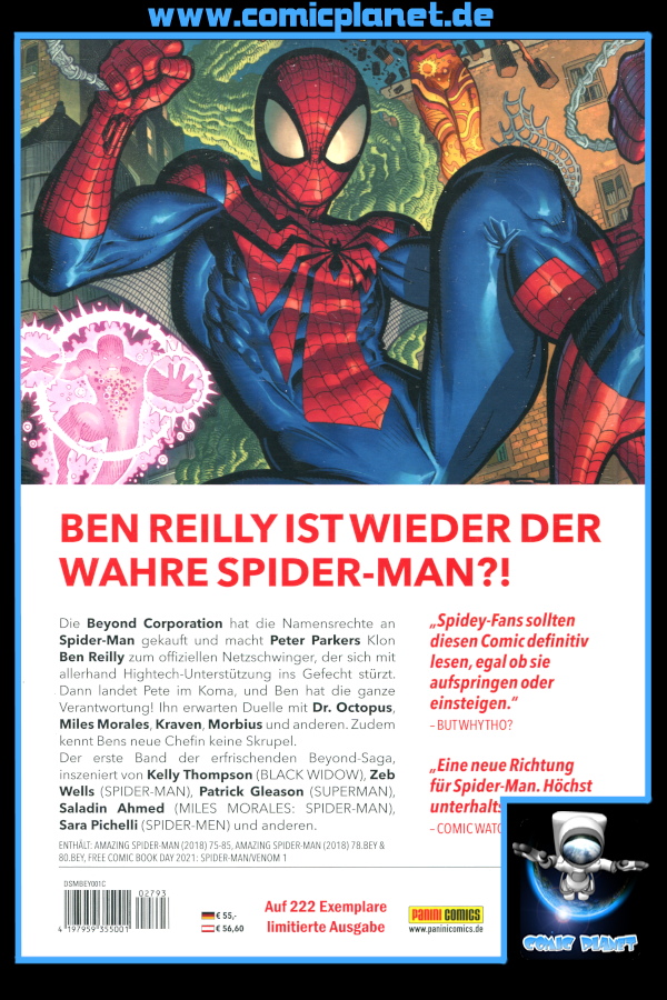 Spider-Man Beyond Band 01 (HC) - limitiert auf 222